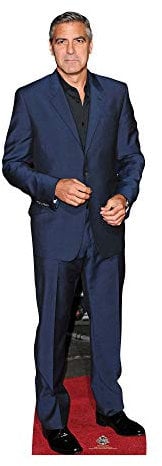 Star Cutouts-Pappaufsteller von George Clooney