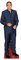 Star Cutouts-Pappaufsteller von George Clooney