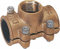 Gebo Anbohrschelle 22mm x 1-2'' nach DIN 1786, Bronze, Clamp