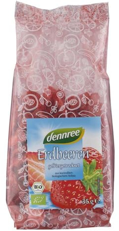 dennree Erdbeeren, gefriergetrocknet (35 g) - Bio