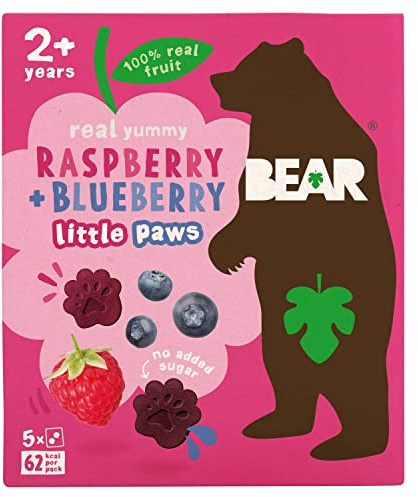 BEAR Paws Multipack Blueberry & Raspberry