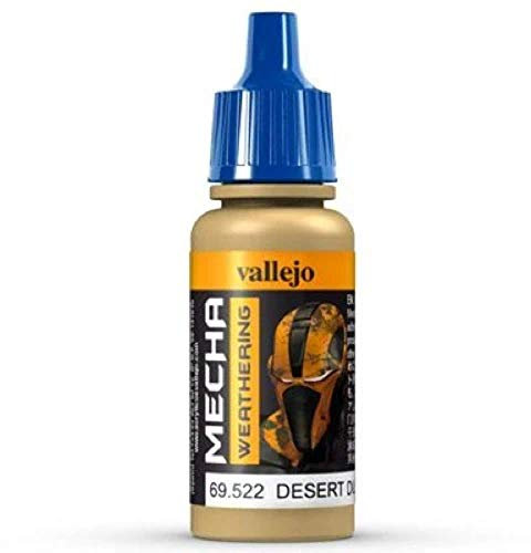 Vallejo AV Mecha Acryl-Farbe für Airbrush, 17 ml Desert Dust Wash