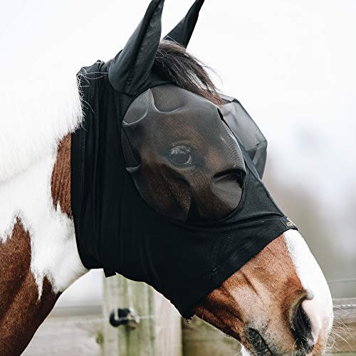 Kentucky Horsewear - Fliegenmaske - Slim Fit - Schwarz - Cob