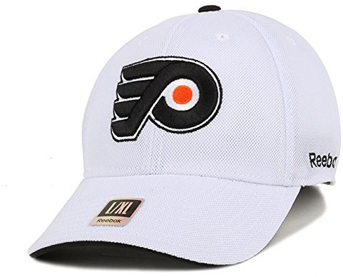 CCM NHL Hockey Structured Flex Cap White - Philadelphia L/XL