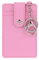 SimpleLife Étui Portefeuille en Cuir Souple avec Porte-clés et Porte-clés, Rose, 7.3x11cm, Classique, Rose, 7.3x11cm, Classique