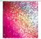 jingjiji Rideau de douche coloré en tissu polyester avec crochet - Motif écailles de sirène - Motifs géométriques - Mosaïque arc-en-ciel brillante - Décoration de salle de bain - 177,8 x 178 cm - Non