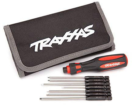 TRAXXAS Speed-Bit Master-Set, Innensechskant 7teilig 1/4Zoll + Griff