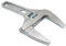 NUZAMAS Extra Wide Jaw Adjustable Wrench Open from 6mm to 65mm- Adjustable Plumbing Spanner - Multifunctional Large Opening Tool - 8 inch