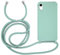 MyGadget Handykette für iPhone XR - [ Hülle mit verstellbaren Band ] - TPU Handyhülle mit Handyband zum Umhängen - Kordel Schnur Case Schutzhülle - Mintgrün