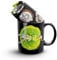 Rick and Morty Kaffeebecher-Geschenkset, Rick and Morthy Kollektion, Porzellanbecher und baumwollreiche Socken, 1 Becher und 1 Paar Socken, Rick und Morty Geschenkset für Männer
