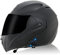 Bluetooth Motorradhelm Helm Motorrad Klapphelm mit Anti Nebel Doppelvisier für Frauen Männer Erwachsene, ECE-Zertifizierung Integralhelme Klapphelme,Matte black c,XS 53~54cm