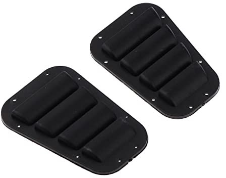 Colcolo 2 Stücke 1:10 Rc Modell LKW Dekorative Lüftungsgitter Abdeckung Schwarz für 4