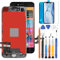 Für iPhone SE 2020 LCD-Bildschirm Ersatz für iPhone SE2 SE 2. Generation Display Touch Montageteile A2296 A2275 A2298 Sensor Glas Panel Digitizer Reparaturset mit Schutzfolie + Werkzeug (schwarz)