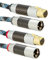 E.T. XLR 3 Pin Kabel 1x Stecker auf 1x Buchse Audio Hifi Mikrofonkabel DMX OFC-Kupfer Nylon High End (3)