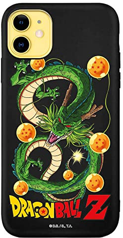 Personalaizer Original Case Compatible with iPhone 11 Black with a Dragon Ball Z Shenron and Balls Design