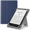 MoKo Funda Universal para 6,6.8,7 Kindle eReaders Fire Tableta - Kindle/Kobo/Voyaga/Lenovo/Sony Kindle E-Book E-Reader Tableta, Carcasa Folio con Correa de Mano y Soporte, Índigo
