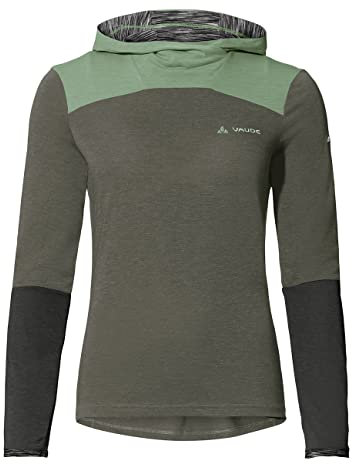 VAUDE Damen Women's Tremalzo Ls T-Shirt, Khaki, 40 EU