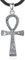 EUDORA Harmony Ball Sterling Silber 925 Ankh Kreuz Kette für Damen Herren, Antikes Ägypten Anch Kreuz des Lebens Amulett Energie Anhänger Halskette Vintage Schmuck Geschenk für Herren Frauen, 61cm