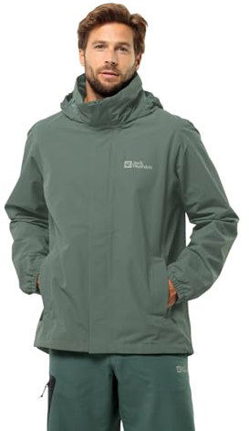 Jack Wolfskin Herren Stormy Point 2l Jkt M, Hedge Green, XXL EU