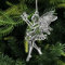 SECALIFE 12 Pieces Christmas Decoration Hanging Icicles Acrylic Icicles Pendants Christmas Icicle Ornaments Set Xmas Holiday Hanging Decorations for Christmas Tree Party Decorations, Acrylic Angels