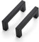 Ravinte 5 Pack Kitchen Door Handles Black Handles for Cupboards 76mm Cupboard Pulls Kitchen Cabinet Pulls Square Bar Wardrobe Hardware Cabinet Door Hardware