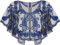 VILOREE Damen Umschlagtücher Stola für Abendkleid 1920s Retro Schal Hochzeit Party Braut Schal Gatsby Kostüm Accessoires Blau (57)
