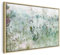 B&D XXL Bilder mit Rahmen 120x80 cm Wandbilder groß Leinwandbild XXL natürlicher Holzrahmen modern Wanddekoration Kunstdruck Wanddeko Wohnzimmer Schlafzimmer Blumen Gras Botanik bunt wie gemalt