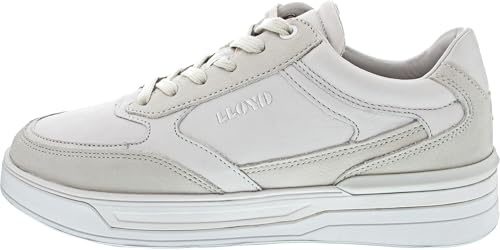 LLOYD Herren Schnürschuhe EGILO, Männer Businessschuhe, lose Einlage,straßenschuhe,Strassenschuhe,lace-up,Shoes,Low-tie,Derby, White, 44 EU / 9.5 UK
