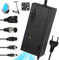 54.6V 2A Chargeur Trotinette Electrique, Chargeur Hoverboard 48V Trottinette Batterie avec 5 Connecteurs Batteries et Chargeurs de Batterie de Trottinette Chargeur Adaptateur Velo Electrique