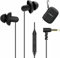 Hearprotek Sleep Earbuds, 2 Pairs Ultra Soft Lightweight Silicone Sleeping Earphone Headphones with Volume Control and Mic for Side Sleeper (Black)