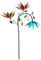 Buntes Windrad für den Garten aus Metall Windspiel Windmühle 180cm