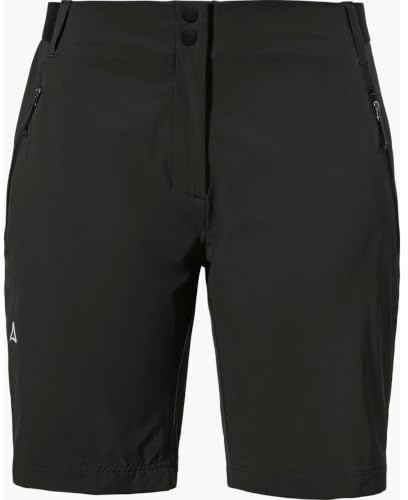 Schöffel Damen Shorts Style Blaustein WMS, leichte Wanderhose mit 4-Wege-Stretch, kurze Hose aus recyceltem Material, schnell trocknend mit legerer Passform