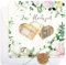 Hochzeitskarte Geldgeschenk mit Umschlägen, Karte Hochzeit Geldgeschenk für Brautpaar, Geldgeschenk Hochzeit Verpackung, Personalisiert Geldverpackung (Eukalyptus)