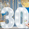 Vimlits Light Up Numbers 30th Birthday Decorations, LED Number Lights Lighted Number Sign for Party Backdrop Wedding Anniversary Remote Wall Table Decor - Cool White & Warm White 30