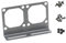 DOSERTY 4cm Bridge Bracket PC Memory Cooling Fan Bracket PC Case Fan Holder For Computer Mainboard CPU Cooling Rack