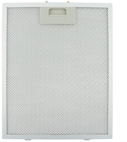 Zeroupshop Filtros para campana extractora de grasa de malla metálica, 320 x 260 mm, filtro de ventilación para campanas extractoras extractoras de 5 capas, aluminio, pieza de repuesto, color plateado
