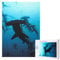 300 Pieces Jigsaw Puzzles Wooden Jigsaw Toy Family Game for Adults Teens,Hammerhead Sharks Printed