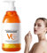 Vitamin C And Lemon Niacinamide Body Wash,520ml Natural Nourish Vitamin C Body Wash,Rejuvebation Shower Gel,Deep Cleansing & Nourishing,Evens Tone, All Skin Types, Gelimprove The Rough Skin (1pcs)