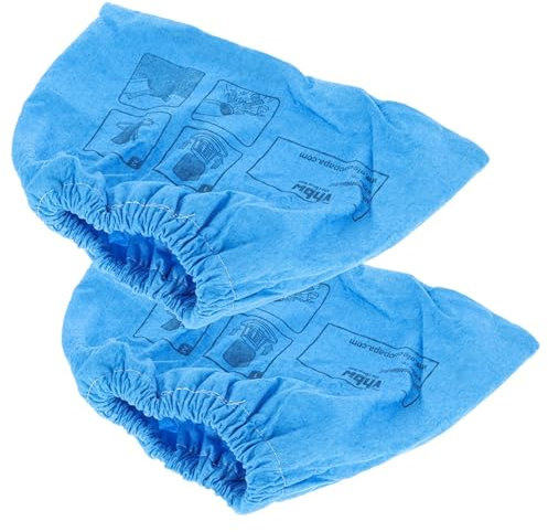 vhbw 2x Filtre textile compatible avec Parkside PNTS 1300 F5, 1400H4, 1300 E4, 1300 C3 aspirateur sec et humide - Sac filtrant, lavable bleu