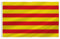 PTEROSAUR Bandera de Cataluña, banderas de las comunidades autónomas catalanas de 3 x 5 pies
