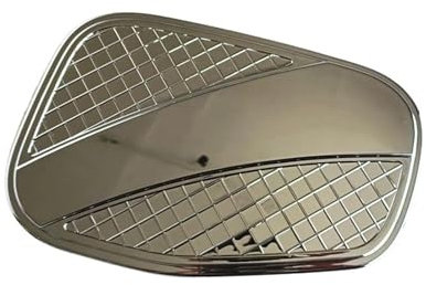 JBJXFAMAY Heizöl Gas Tankdeckel Abdeckung Trim Kunststoff Chrom Schwarz Für F&ord Für Ranger 2023-2025 Tankdeckel(Chrom)