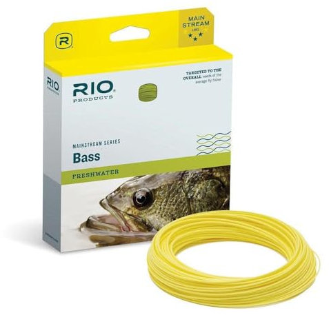 RIO PRODUCTS Unisex-Erwachsene Fliegenschnur Mainstream Bass/Hechte/Panfish Wf10F, gelb, 10 Weight