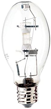 Satco S5832 4200K 100-Watt Clear Universal Mount Mogul Base ED28 Metal Halide Lamp