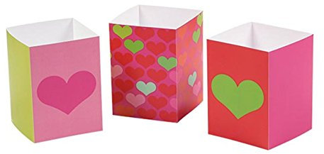 Lichttüten Herzen 3er Pack