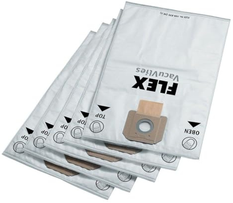 FLEX A402.982 Sacos De Filtro De Vellon Fs-f Vce 45 VE5 for DIYers & Professionals, Made for Repair, Installation and Workshop tasks