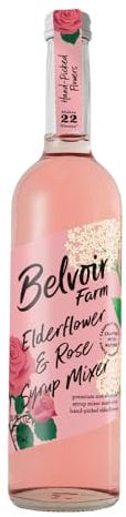 BELVOIR FRUIT FARMS Elderflower and Rose Cordial, 500ml