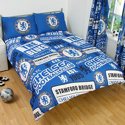 Chelsea F.C. Bettbezug für Doppelbett, Blau