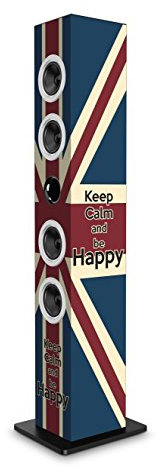 Bigben Interactive TW8KEEPCALM2 Torre 20W Beige, Azul, Rojo sistema de audio para el hogar