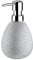 Wenko 21992100 - Dispenser per sapone Polaris Juwel, in ceramica, colore: Argento, ceramica, Argento, 9.5x9.0x16.6 cm