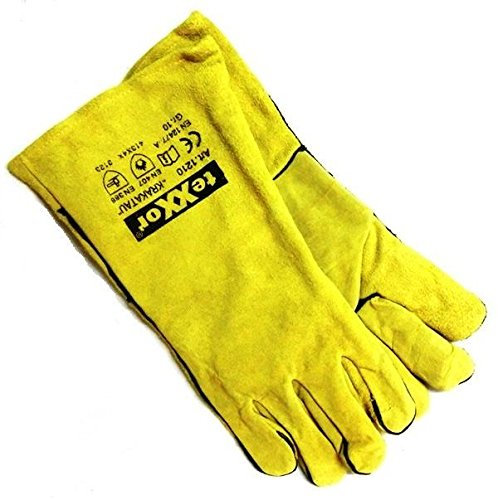 Schweißerschutzhandschuhe Schweißerhandschuh Schutzhandschuh HandschuhteXXor® KRAKATAU - Gr. 10 für MIG/MAG Schweißen